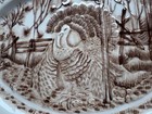 Vintage Thanksgiving Embossed 17  X 13  Majesty Turkey Platter Serving Dish 3d