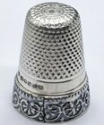 Vintage Sterling Silver Thimble Hallmarked London 1989