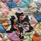 Vintage 30 s Touching Stars Antique Quilt