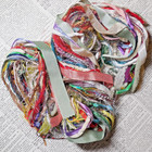 Fiber Sample Pack 50 Yards Journal Scrapbook Slow Stitch Gift Wrap Weave