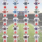 Custom Mesh Football Jerseys Personalized Name Number Logo  Shirt Team Uniform