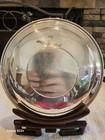 Antique Sterling Silver Preisner  Platter  36 9 5  Diameter 6 4 Oz  Late 1800s 