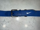 Nike Baseball Softball Belt Youth 20 -34  Royal Blue Adjustable Elastic Waist