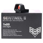 Swampfox Sentinel 1x16mm Sight Sentinel Ii 1x20mm 3moa Green Dot Rmsc Footprint