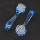 Transparent Facial Cleaning Brush Scrub Cleanser 2 Pcs