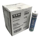 Tek Bond Clear Siliconized Acrylic Caulk Sealant Window   Door 10 1 Oz  12 Pack 
