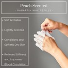 Becky Home 6lb Peach Paraffin Wax  Hand   Feet Wax Refill Bh-spa-peach-6lb