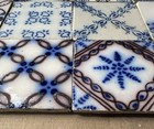 Francia Azulejo Antiguo - Pas De Calais - Desvres - 12 Tiles Set C1870