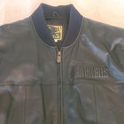 Green Bay Packers Mens Nfl 2xl Black Carl Banks Leather Football Jacket Coat