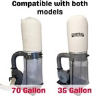 Harbor Freight Dust Collector Bags For Central Machinery 70 Gallon Dust Collecto