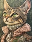 Pretty Cat  Handcrafted Plaque   2