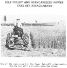 Pto Attachments Belt Pulley Install Owners Manual Ih Farmall A B Super A 100 140