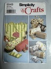  crafts Uncut Simplicity 9949 Sewing Pattern Tote Bag Travel Purse Pouch Zipper
