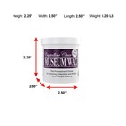 Quake Hold 66111 Crystalline Clear Museum Wax 2 Oz  Non-toxic Reusable Removable