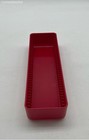 Sizzix Red Sizzlits Paper Cutting Dies Case  Holds 35  No Lid