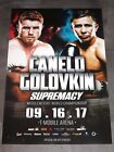 Canelo Alvarez Vs  Gennadi Golowkin Ggg Fight 1 Poster - 2017 Original In Mint