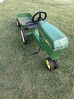 Vintage Original Ertl John Deere No  520 Pedal Tractor   Trailer