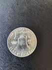 1961-d  Franklin Half Dollar Uncirculated Bu 90  Silver