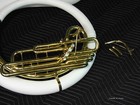 Conn 36k Bbb Fiberglass Sousaphone Restored Elkhart 1966 With Neck Bits Bag   2
