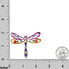 Dragonfly Patches  3 Pack  Insect Embroidered Iron On Patch Appliques