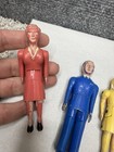 Vintage Doll House Miniature Rewnal Family And Others Lot Man Woman Girl Babies