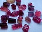 A Beautifull Red Color Tourmaline Lot From Afghanistan  