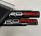 2pcs Trd Pro 3d Side Fender Emblem Badge Nameplate For Tacoma Tundra 4runner
