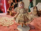 Antq German All Bisque Miniature Doll 13 0 Mark Jointed Armand Marseille Era 4 