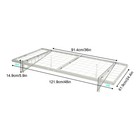 24 48 Inch Wall Shelf Garage Storage Rack 2 Packs Garage Shelving W  4 Hooks