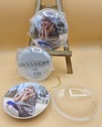  set Of 3  Clear Transparent 2pc Photo Ornaments With Hangers  Darice Brand New