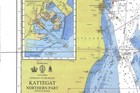 Admiralty 2107 Entrance To The Baltic Kattegat Northern Part Chart Map Maritime