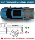 Soft Roll Up Truck Bed Tonneau Cover Fits 2019-2026 Ranger 5  Bed  61     Pr3  
