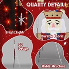 66in Nutcracker Soldier Outdoor Christmas Decorations With Led Lights For Yard
