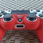 Sony Playstation 4  ps4  Dualshock 4 Controller With Red Rubber Cover 