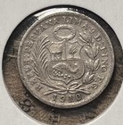 Peru - 1 2 Dinero - 1910  fg  - Excellent Condition  3