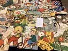 2978    huge Lot  30  Used Vtg Children s Holiday Birthday Greeting Cards 1940s-50