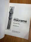 Step By Step Macrame Creative Knotting Pattern Book Golden Press 1970 Vintage