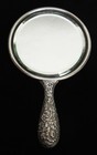 Vintage Dominick   Haff Sterling Silver Repousse 9 3 4  Hand Mirror  58