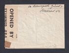 Switzerland 1942 Ww2 Bermuda Censored Cover Zurich To New York Usa