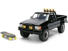1985 Toyota Sr5 Pickup Black W skateboard  back To The Future  1 24 Jada 36479