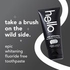 Hello Epic Whitening Charcoal Fluoride Free 4 Ounce  pack Of 3   Black