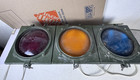 Vintage Econolite Traffic Light Signal 30    Lamp As Is