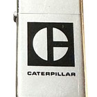 1977 Usa Made Slim Zippo Cat Caterpillar Cigarette Smoking Lighter Vintage