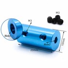 1-6mm Aluminum Alloy Rigid Shaft Coupling Coupler Motor Joint Connector For Diy