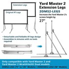 Elite Screens Yard Master 2  90    To 135     And Wraithveil Dual  Silver