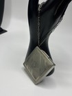 Sterling Silver Makeup Vanity Compact Vintage 925 Powder Case Chain