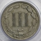 1883 Three Cent Nickel - Pcgs Xf 45 Cac