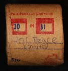 Uncirculated Peace Silver  1 - 10 Coin Roll - Limited- Woolworth woolco