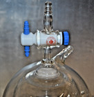 Ace Glass Vertical 5-neck Round Reaction Flask Bottom Outlet   10  Tall      b 