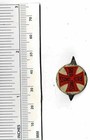 C1900 Red Cross Tin Tobacco Tag With Tabs - Vintage Plug Chewing Tobacco Brand
